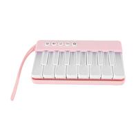 Sxhlseller Smart Piano Keyboard, Portable Piano Electronic Keyboard with Colorful Guided Lights, Multiple Instrument Voices, for Beginners and Children (Pink)