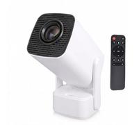 Sxhlseller Smart Projector with WiFi 6 Bluetooth 5.4, 4K Portable Projector 200 ANSI 720P, Auto Keystone Correction, 210° Projection, Portable Mini Home Theater for Movies Gaming (UK Plug)