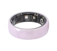 Sxhlseller Smart Ring with Accurate Step Tracking, 5ATM IP68 Ceramic Design, Magnetic Charging for Access Control Fitness for Business People and Professionals (Size 12(ID 21.4mm / 0.84in C 67.2mm /