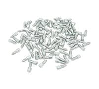 Sxhlseller Snow Tire Screw 100pcs M8 Thread Anti Slip Wheel Studs for Loader Skid Steer Tractor Forklift, Tungsten Steel + Aluminum Material for Off Road Vehicle