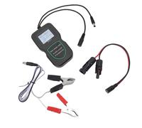 Sxhlseller Solar Panel Tester, MPPT Photovoltaic Multimeter 5W-500W PV Analyzer with LCD Display and Clamp Cables for Solar Panel Testing and Troubleshooting (Black)