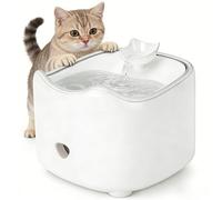 Sxhlseller Solar Pet Water Fountain with 1.8L Capacity, 24h Solar Powered Continuous Flow, Whisper Quiet Operation, Cat Water Fountain for Cats Dogs