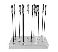 Sxhlseller Soldering Station Magnet Helping Hands with 12 Clips, Robust and Adjustable for PCB Work, Steel Box, Metal, 5.9in