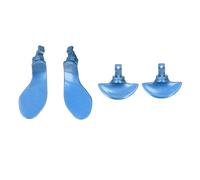 Sxhlseller Stainless Steel Game Controller Back Paddles, 4 Piece Set for Edge and Pro Elite Controllers, Metal Back Buttons, Customise Your Gaming Experience with Interchangeable Styling