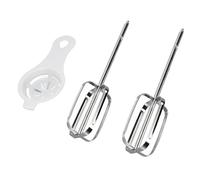Sxhlseller Stainless Steel Hand Mixer Beater Attachments for Kitchen Baking, 304 Metal Replacement Parts Set with Egg Separator for Whipping Cream and Mixing Dough