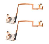 Sxhlseller Storage Card Reader Slot and L R Shoulder Buttons Module Flexible Cable Metal Replacement for DSi NDSi, Restore Gaming Console Functionality, 2Pcs