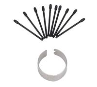 Sxhlseller Stylus Pen Tips, 10PCS POM Replacement Nibs for Pen2 Pro Max Lumi2 Note Air2 Note5 Nova Air C and ReMarkable 2 Stylus, with Storage Box and Clamp/Holder