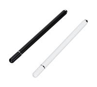 Sxhlseller Stylus Touch Screen Pen High Sensitivity Accuracy Portable Size, 2Pcs Stylus Easy to Use for - Gray (black/white)