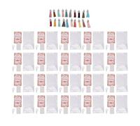 Sxhlseller Sublimation Keychain Blank Kit 120PCS - 20 Blank Rectangles Keychain Supplies with Tassels for Craft DIY, Sticker Projects, and Handmade Gifts