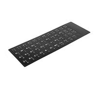 Sxhlseller Thai Keyboard Stickers, Replacement Keyboard Labels for Laptop and Desktop PC, with Clear Printed Thai Characters, No Adhesive, Easy to Apply and