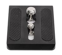 Sxhlseller Tripod Arrow Storage Case Plate, Tripod Adapter PAUD Paed Rubber Plate Precise CNC Aluminum Massage Alloy 1/4i