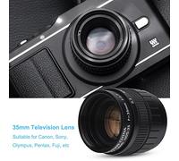 Sxhlseller TV Camera Lens, F/1.7 Closed Circuit Closed Circuit Lens Metal 35mm for for Pentax for Sony for Fuji for OLYMPUS for C Mount