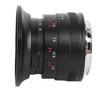 Sxhlseller Ultra Large Room Lens 12 Mm F2.0 for NEX E - for A6400 A6500 A6600 - Langgy Focus and portrait. (Black)