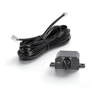 Sxhlseller Universal Car Bass Control Knob, 6 Pin Subwoofer Volume Knob with 5m Cable for Car Amplifier, Motorcycle, Home Theater