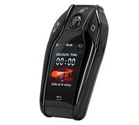 Sxhlseller Universal LCD Touch Screen Smart Key for Start Stop Engine Models, TK800+ Keyless Entry Remote with 2.0in Display, 750mAh Battery, Anti-Lost Function, Aluminum Alloy Frame, Silver (Black)