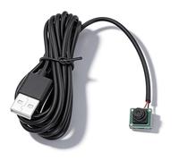 Sxhlseller USB Camera Module, 1080P 2MP Mini Webcam Board with 1/2.9 Inch CMOS 180° Wide Angle Low Light, for Wins LinuxAndroid Embedded Systems