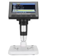 Sxhlseller USB Digital Microscope 1000X 2.0MP | 4.3in LCD Display VGA Microscope with 8 Dimmable LED Lights for Coin Inspection Circuit Board Repair