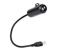 Sxhlseller USB Projector Light with 10 Star Slides Night Decor | Gooseneck Adjustable Lamp, Interchangeable Theme Discs, Ceiling Ambiance, Party Mood Light, Power Bank Compatible