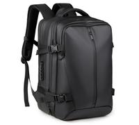Sxhlseller Vacuum Seal Travel Backpack with Pump, 36-55L Expandable Air Compression System, Anti Theft Password Lock, Laptop Compartment Fits 17.3 Inch, Splashproof & Dry and Wet Separation