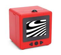 Sxhlseller Voice Activated Sticker Maker, Thermal AI Printer with 2.4 Inch Preview Screen for Home School DIY Projects Labels and Crafting (Red)