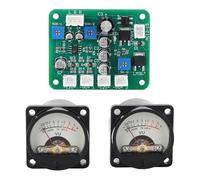 Sxhlseller VU Meter Panel Kit High Sensitivity Dual Backlight Power Amplifier VU Meter for Recording Studio Material:PCB Size:6-12V AC, DC for Sound Engineers