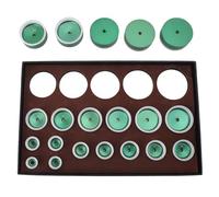 Sxhlseller Watch Press Die Kit Durable Watch Back Case Closer Press Dies for Repair 20Pcs Set for Watchmakers