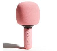 Sxhlseller Wireless Bluetooth Karaoke Microphone, Portable Handheld Mic with Speaker RGB Lights and Vocal Cancel, for Party Travel Home Duet Singing (Pink)