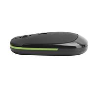 Sxhlseller Wireless Mouse 2.4G Wreless Frequency Hopping Adjustable Optical USB Receiver Notebook Computer Accessories 1600dpi Silent Micro Motion Design Lightweight and Portable (Black)