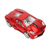 Sxhlseller Wireless Mouse, 2.4GHz Wireless Cool Sport Car Mouse, Car Shape Mouse Optical Wireless Gaming Mouse,1600 DPI Sports Computer Mouse for Win for Linux for OS X (Red)