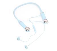 Sxhlseller Wireless Neckband Earbuds with Cute Cat Pattern and Stereo Sound, Magnetic Neckband Earphones for Sports Lovers (Blue)