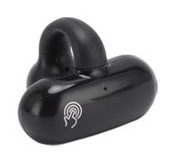 Sxhlseller Wireless Sport Earbuds, Open Ear Clamp/Holder-On Earphones with Fingerprint Touch & LED Display, Bluetooth 5.2, IPX6 Sweatproof, 88H Playtime, Comfortable for Walking Running (Black)