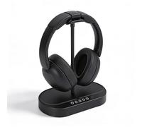 Sxhlseller Wireless TV Headphones, Bluetooth 5.4 HiFi Stereo with Transmitter Charging Base, Plug and Play for Seniors Parents, 40h Battery Life, 30m Range, Lightweight Comfortable Ear Pads