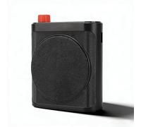 Sxhlseller Wireless Voice Amplifier with 2 Magnetic Lavalier Microphones, Bluetooth 5.3 PA System for Teachers, Tour Guide, Yoga, 15W Portable Rechargeable Speaker (Black)