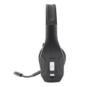 Sxhlseller Work Wireless Headset Bluetooth Single Ear with Advanced Noise Cancelling Mic, Clear Sound Quality for Call Center Black