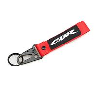 SXHM Motorcycle Keychain Case For HON-DA CBR250 CBR300 CBR500R CBR600RR CBR900RR CBR1000RR CBR1100XX Keyring Key Holder Ring Black Motorbike Key Rings (Color : Red 1 piece, Size : 1)
