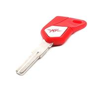SXHM MV Augusta F3 F4 1090 920 990 Motorcycle Key Embryo Blank Key Uncut Blade Chip Key Ring (Red)