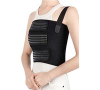 SXHMSAL Orthopedic Broken Rib Belt Chest Breathable Support - Adjustable Elastic Brace Protector Support Posture Corrector Back Vest Body for Men Women Around Ribs, Rehabilitation Aids,L