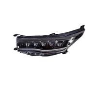 SXJUZOZP 1 Pair Car Headlights Compatible For Toyota Highlander 2015 2016 2017 Full Headlight DRL Dynamic Turn Signal Projector Lens High Low Beam
