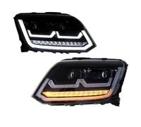 SXJUZOZP Car Headlights Compatible For Amarok 2010-2020 Pick-up DRL Upgrade Head Lamp Turn Signal Front Projector Bifocal Lens Accessories