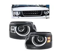 SXJUZOZP Car Headlights Compatible For Discovery 4 2010-2017 Front Light DRL Turn Signal Lens Projector Head Lamp Assembly(No AFS-2014-2017,Left Hand Drive)