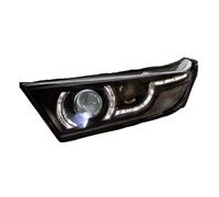 SXJUZOZP Car Styling Compatible For Toyota Highlander Headlamp 2012-2014 Highlander Headlights DRL Turn Signal High-Beam Projector Lens