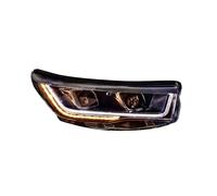 SXJUZOZP Car Styling FCompatible For Toyota 2015 New Highlander Headlights Kluger Headlight DRL Bi Xenon Lens High Low Beam Parking Fog(8000k White Blue,35W)