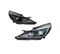 SXJUZOZP Headlights Compatible For Hyundai Sonata 8th 2011 2012 2013 2014 Car Styling Front Lamps With Red Demon Eye Headlights Assembly