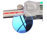 SXJY Blue Double Dome Watch Glass - 1.2mm Thick AR Coated Replacement Lens, 28-38.5mm Diameter, Durable Watch Accessories(35.5mm)