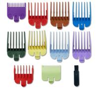 SXKJGQ 11 PCS Hair Clipper Guards, Colorful Professional Guide Combs Set, Compatible With wahl Hair Clipper Guards, Premium Salon Replacement Tools
