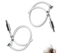 SXKJGQ 4 Piece Brake Bleeder One Way Valve, Motorbike Brake Bleeding Kit, Oil Change Tools Suitable for Bicycles and Cars