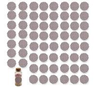 SXKJGQ 63 Pcs Match Striker Stickers, Match Striker Paper Strike, Matches in a Jar with Adhesive Pre-Cut in Circles for Easy Match Lighting Craft Projects