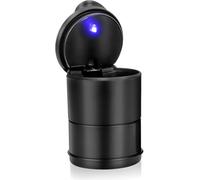 sxlbfa Portable Car Ashtray with Lid And LED Light,Detachable Cigarette Ashtray, Car Mini Bin,Car Ashtray fit for Abarth 595 695 124 Spider Punto 500 500C 595C Monster