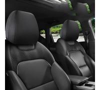 SXLGDW 2pcs Car Headrest Covers,Compatible with Jaguar F-Pace X761,Car Interior Accessories,Black