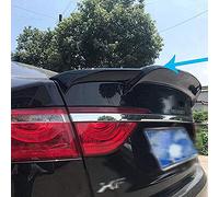 SXLLKI ABS Glossy Black Rear Trunk Spoiler Tail Wing Lip for Jaguar Xf 2016 2017 2018, Boot Lid Spoiler Wing Tail Bumper Tailgate Lip Body Kits Windshield Auto Mods Accessories(Black)